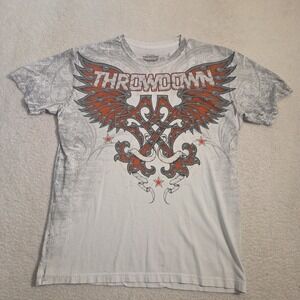 Lyoto The Dragon Machida MMA Throwdown T Shirt Mens 2XL Affliction Style Goth